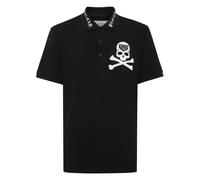 Philipp Plein - Polo T-Shirt Skull & Bones - Tops - Hombre - Negro - S -