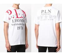 Philipp Plein PP Camiseta Cult De Oro Cuello Redondo P.L.N. Camiseta Nueva L