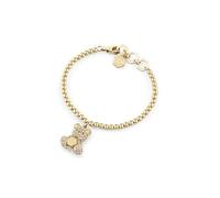 Philipp Plein Pulsera de mujer de acero inoxidable IP oro Plein Valentine PJHGA14BU