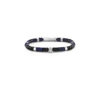 Philipp Plein Pulsera para hombre de acero inoxidable PLEIN BEADS, Standard, acero inoxidable
