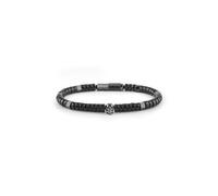 Philipp Plein Pulsera para hombre de acero inoxidable PLEIN BEADS, Standard, acero inoxidable