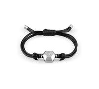 Philipp Plein Pulsera para hombre de acero inoxidable reciclado algodón 32030166, talla única, Acero inoxidable, No es una piedra preciosa