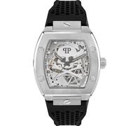 Philipp Plein Philipp Completo Herren Uhr Automatik $KELETON PWBAA2123 Silikon