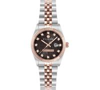 Philipp Plein PWNFA0625 Date Superlative 28mm 5ATM Cuarzo Unisex Marrón Plata...