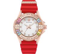 Philipp Plein PWOFA0325 Plein Majesty 38mm 5ATM Cuarzo Unisex Blanco Oro rosa