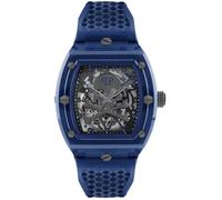 Philipp Plein PWPTA0324 The $keleton Crystal 44mm 5ATM Automática Unisex Negr...