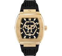 Philipp Plein The Hexagon Phantom - Reloj analógico de cuarzo para hombre, acero inoxidable, Oro-Pwpua0424, Correa