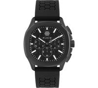 Philipp Plein Reloj crono de Cuarzo para Hombre $PECTRE Chrono, Negro/Negro/Silicona - Pwsaa0823, Correa
