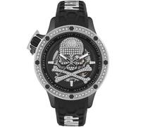 Philipp Plein Plein Rich - Reloj automático de silicona para hombre