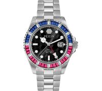 Philipp Plein Reloj analógico azul real / rosa / negro / plata One Size azul real / rosa / negro / plata