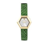 Philipp Plein Reloj analógico de cuarzo LA Jungle DE Plein de piel para mujer, Verde/Negro - Pw6fa0225