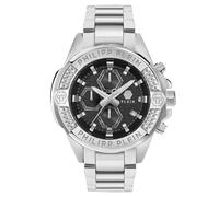 Philipp Plein Reloj analógico de Cuarzo para Hombre 32031697, Plata, Talla única, Pulsera
