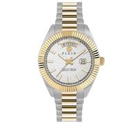 Philipp Plein Reloj analógico de Cuarzo para Hombre con Fecha Superlative Gent de Acero Inoxidable, Multicolor, Pulsera