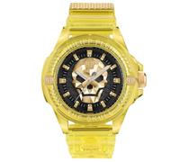 Philipp Plein Reloj Analógico para Hombres de Cuarzo con Correa en Silicona PWWAA0123