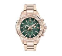 Philipp Plein Reloj analógico de cuarzo para hombre The $Kull Chrono, Rose/Rosa/Verde- Pwwfa0625