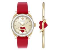 Philipp Plein Reloj analógico de Cuarzo para Mujer 32030571, Rojo, Einheitsgröße, Moderno