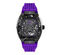 Philipp Plein Reloj Analógico para Hombres de Automático con Correa en Silicona PWBAA0922