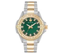 Philipp Plein Reloj Analógico para Mujer'S de Cuarzo con Correa en Acero Inoxidable PWOFA0625