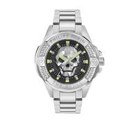 Philipp Plein Reloj analógico 'The $kull' PWAAA2725 para hombre cuarzo verde claro/negro/plata