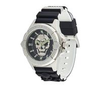 Philipp Plein Kull - Reloj analógico de Cuarzo para Hombre, Plateado/Negro - Pwaaa0121, Correa