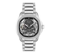 Philipp Plein Reloj automático para Hombre $KELETON $PECTRE, Plata, Pulsera