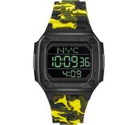Philipp Plein Reloj Digital Hiper $ Hock Camuflaje Amarillo