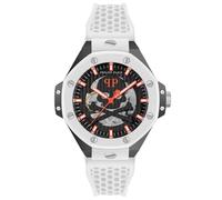 Philipp Plein Reloj Hombre Analogico Automatico con Correa de Silicona PWPFA0724
