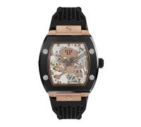 Philipp Plein Reloj Hombre Automático $ Keleton Bicolor PWBAA0121 Silicona