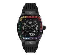 Philipp Plein Reloj Hombre Automático $ Keleton Negro Cristales PWBAA0621