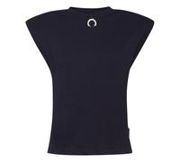 Philipp Plein - Round Neck Piercing Tank Top - Tops - Mujer - Azul - L -