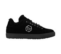 Philipp Plein - Shearling Lo-Top Sneakers - Shoes - Hombre - Negro - 39 EU -
