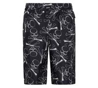 Philipp Plein - Skull Bones Shorts - Shorts - Hombre - Negro - L -