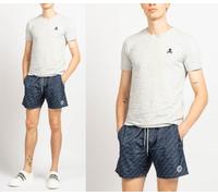 PHILIPP PLEIN SKULL COTTON STRETCH LOGO V-NECK T-SHIRT ROPA DE CASA TALLA L