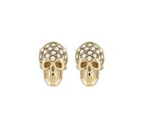 Philipp Plein - Skull Detail Earrings - Accessories - Mujer - Amarillo - ONE SIZE -