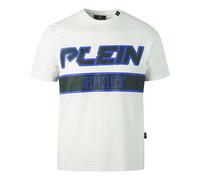 Philipp Plein Sport Blue Block White T-Shirt