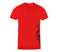 Philipp Plein Sport Side Logo Red T-Shirt