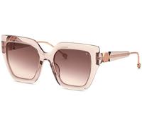 Philipp Plein Mujer SPP064S PLEIN QUEEN 07T1 Gafas de sol Acetato Beige Marrón Geométrico Normal Sombreado