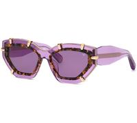 Philipp Plein Mujer SPP099V PLEIN SUPREME STAR 06PF Gafas de sol Acetato Lila Violeta Mariposa Normal