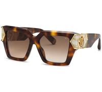 Philipp Plein SPP135M PLEIN HERA 752 Gafas de sol Marrón Sombreado