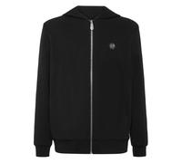 Philipp Plein - Sudadera con Capucha y Cremallera de Forro Polar Skull America - Sweatshirts & Hoodies - Hombre - Negro - L -