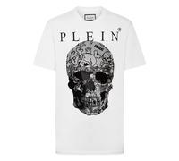 Philipp Plein - T-Shirt Round Neck Skull - Tops - Hombre - Blanco - 2XL -