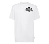 Philipp Plein - T-Shirt Round Neck Skull - Tops - Hombre - Blanco - XL -