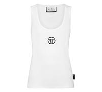 Philipp Plein - Tank Top Hexagon - Tops - Mujer - Blanco - M -