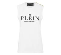 Philipp Plein - Tank Top Iconic - Tops - Mujer - Blanco - XS -