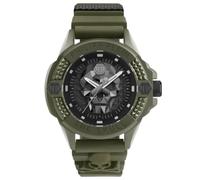 Philipp Plein The $Kull ECOCERAMIC Reloj de Cuarzo analógico para Hombre de Silicona