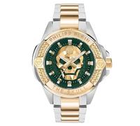 Philipp Plein The $Kull Reloj analógico de Cuarzo para Hombre, Acero Inoxidable