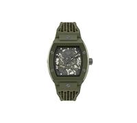 Philipp Plein Reloj de hombre The Skeleton ECOCERAMIC PWVBA0223 Automático, correa silicona verde