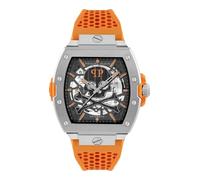 Philipp Plein The Skeleton PWJFA1225 - Reloj automático para hombre (silicona)