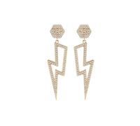 Philipp Plein - Thunder Lady Earrings - Accessories - Mujer - Amarillo - ONE SIZE -