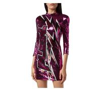 Philipp Plein - Vestido Corto Thunder - Dresses - Mujer - Rosa - XL -